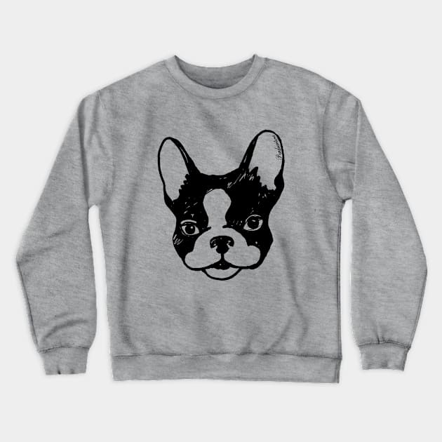 French Bulldog Crewneck Sweatshirt by Pendientera